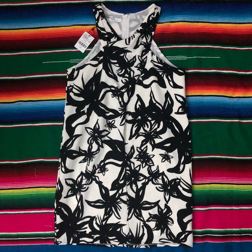 MNG Suit Collection Black & White Dress SIZE: 2